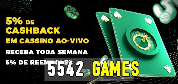 Promoções do cassino ao Vivo 5542 GAMES
